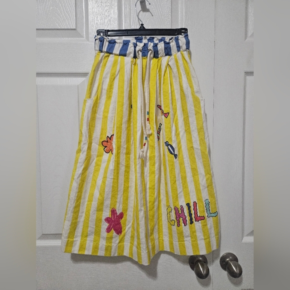 Anthropologie Dresses & Skirts - Mira Mikati Linen Blend Chill Out Skirt EU 34 US 2